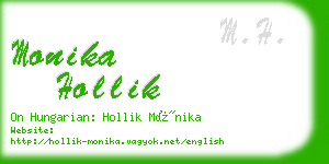 monika hollik business card